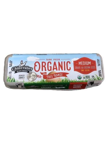 Buy Now Eggs Organic Brown Medium 